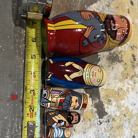GUC set of 5 nativity nesting dolls - Picture 2 of 2